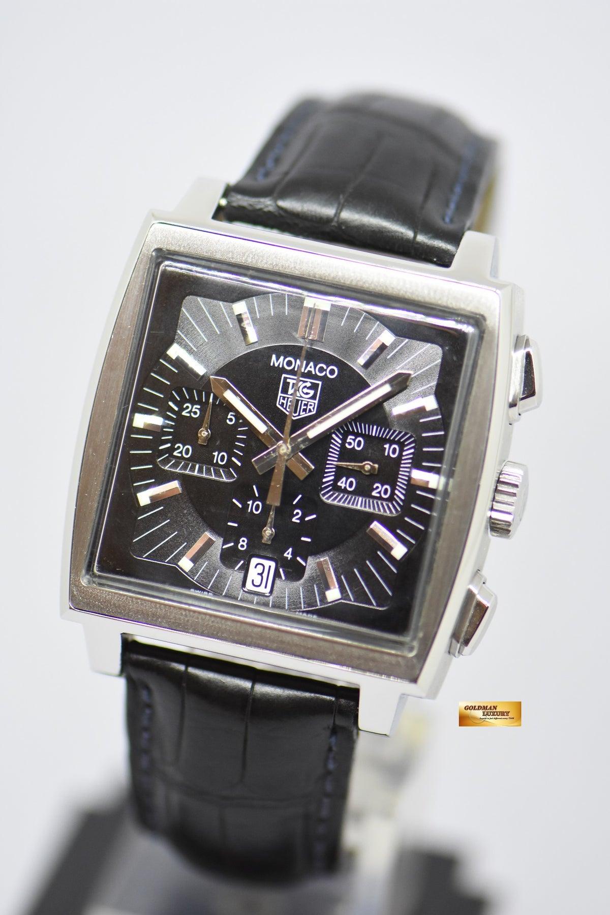 [SOLD] TAG HEUER MONACO CHRONOGRAPH 37mm x 37mm AUTOMATIC CW2117 (NEAR MINT)