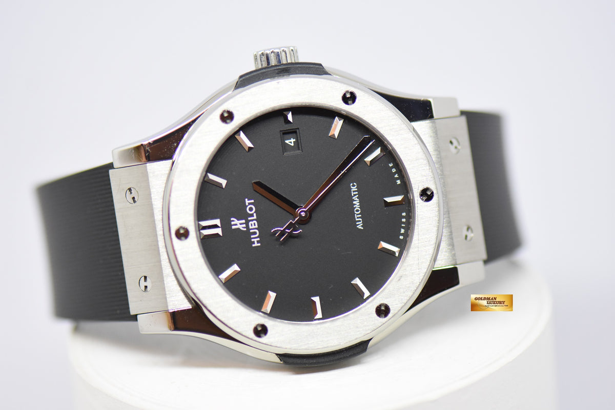 [SOLD] HUBLOT CLASSIC FUSION 38mm BLACK AUTOMATIC 542.NX.1171.LR (NEAR MINT)