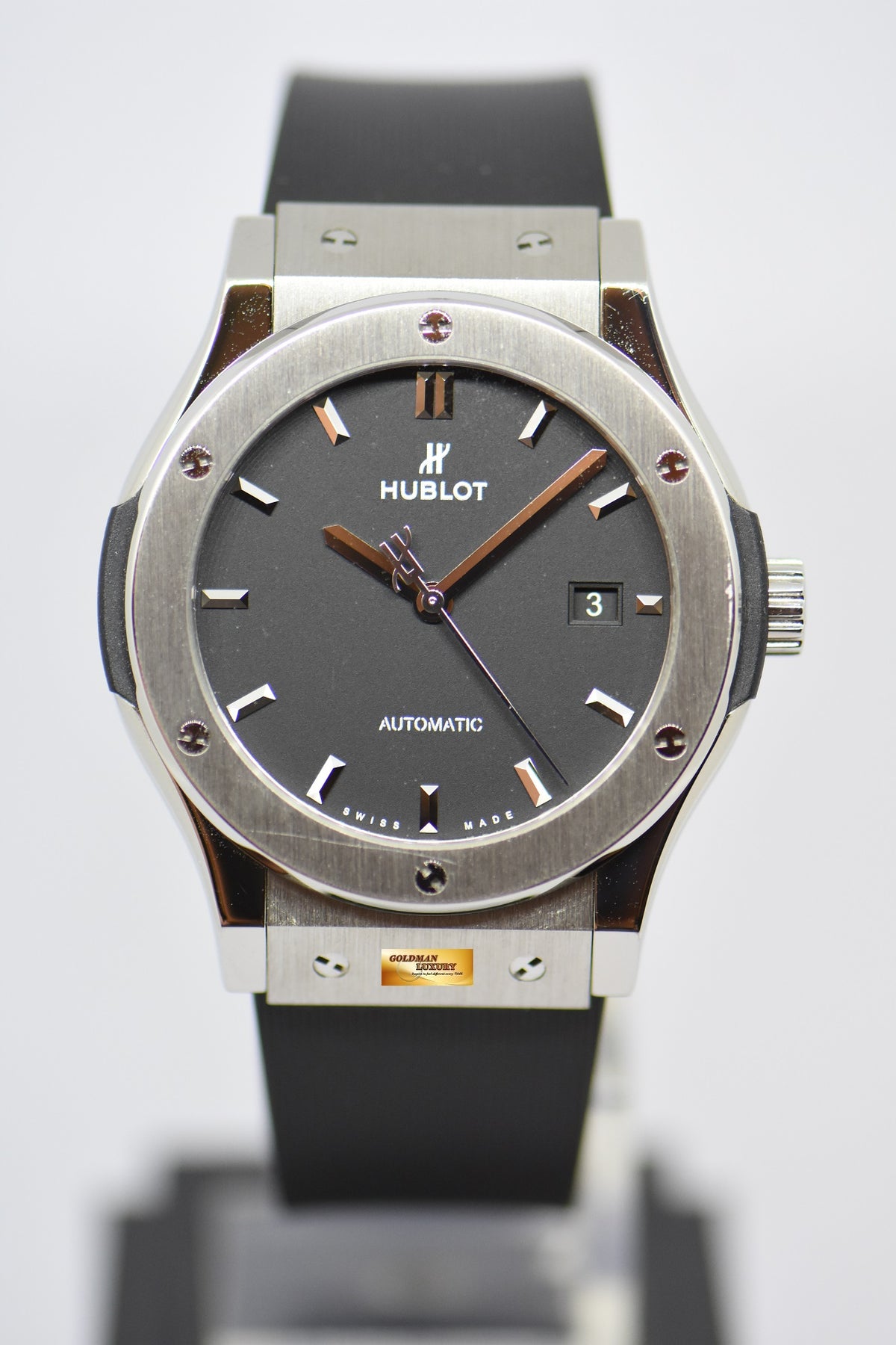 [SOLD] HUBLOT CLASSIC FUSION 38mm BLACK AUTOMATIC 542.NX.1171.LR (NEAR MINT)