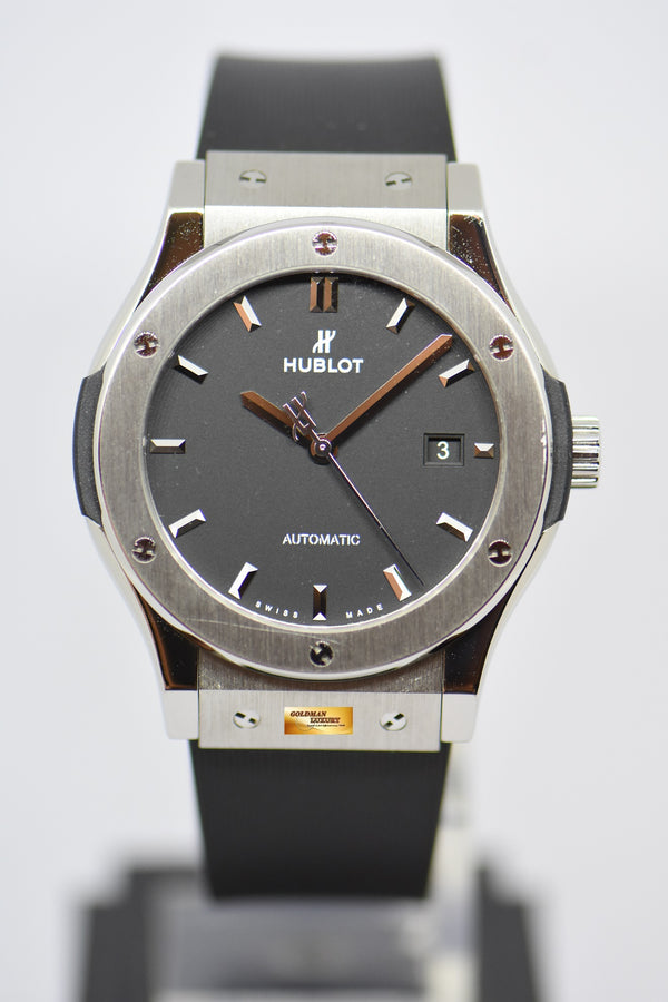 [SOLD] HUBLOT CLASSIC FUSION 38mm BLACK AUTOMATIC 542.NX.1171.LR (NEAR MINT)