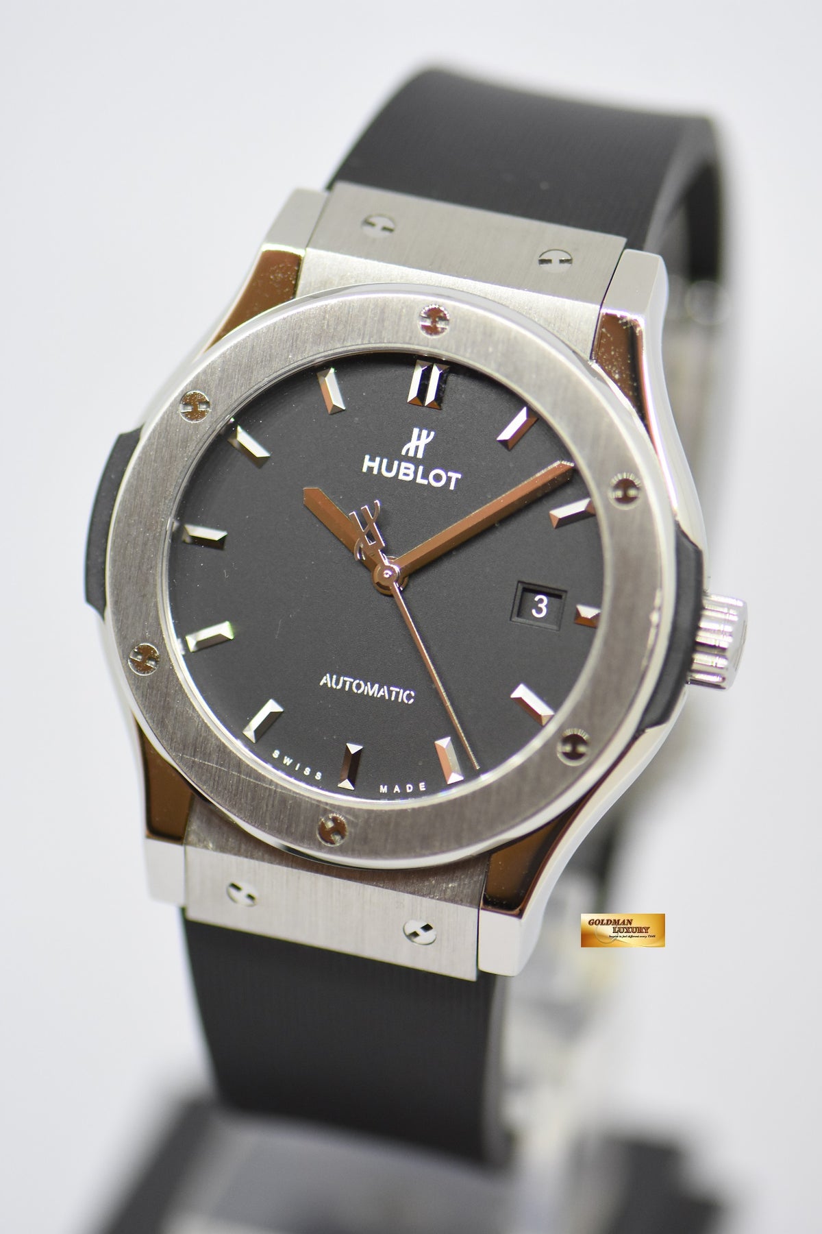 [SOLD] HUBLOT CLASSIC FUSION 38mm BLACK AUTOMATIC 542.NX.1171.LR (NEAR MINT)