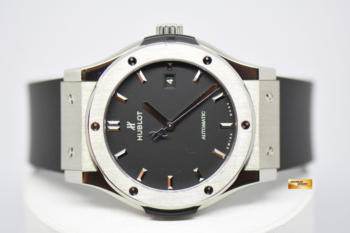 [SOLD] HUBLOT CLASSIC FUSION 38mm BLACK AUTOMATIC 542.NX.1171.LR (NEAR MINT)