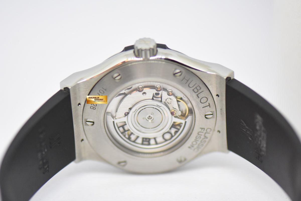 [SOLD] HUBLOT CLASSIC FUSION 38mm BLACK AUTOMATIC 542.NX.1171.LR (NEAR MINT)