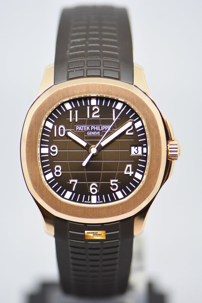 SOLD PATEK PHILIPPE AQUANAUT 40mm ROSE GOLD IN