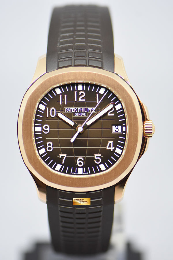 [SOLD] PATEK PHILIPPE AQUANAUT 40mm ROSE GOLD IN RUBBER 5167R AUTOMATIC (MINT) (UNPOLISHED)