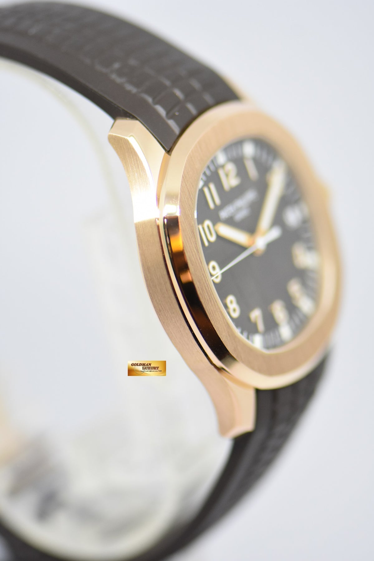[SOLD] PATEK PHILIPPE AQUANAUT 40mm ROSE GOLD IN RUBBER 5167R AUTOMATIC (MINT) (UNPOLISHED)