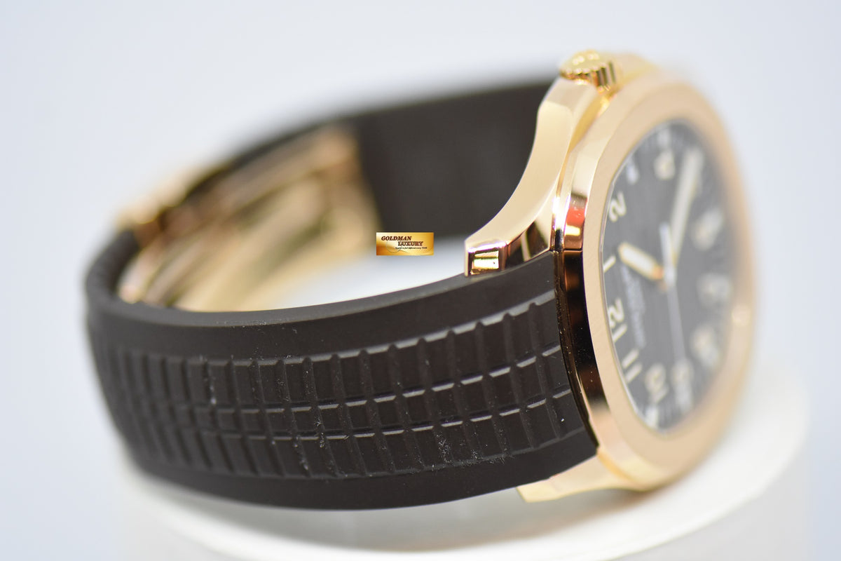 [SOLD] PATEK PHILIPPE AQUANAUT 40mm ROSE GOLD IN RUBBER 5167R AUTOMATIC (MINT) (UNPOLISHED)