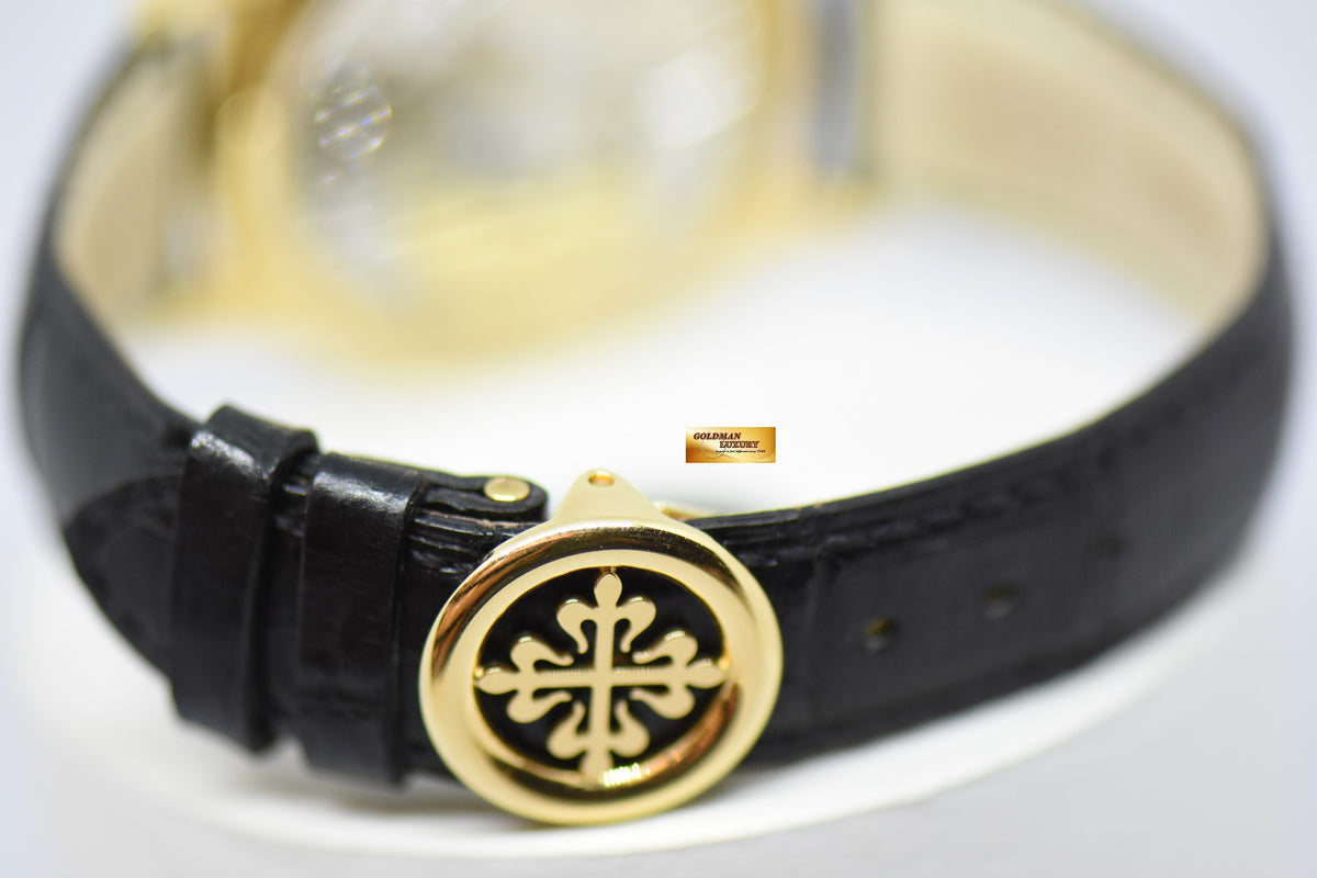 [SOLD] PATEK PHILIPPE PERPETUAL CALENDAR MOONPHASE 37mm 18K YELLOW GOLD 5140J (MINT)