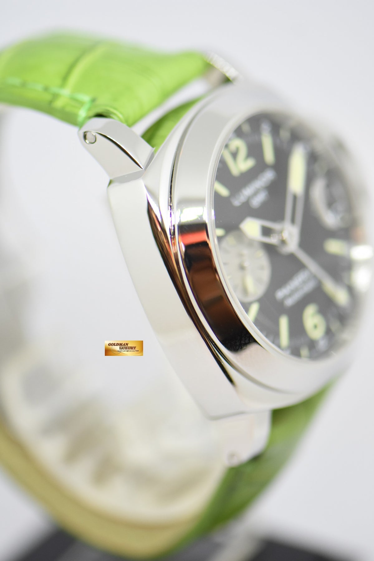 [SOLD] PANERAI LUMINOR MARINA GMT 44mm STEEL IN LEATHER AUTOMATIC PAM 88 (MINT)