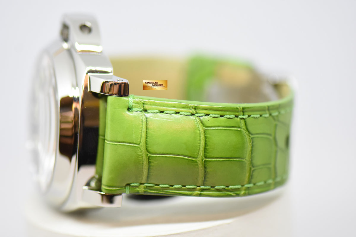 [SOLD] PANERAI LUMINOR MARINA GMT 44mm STEEL IN LEATHER AUTOMATIC PAM 88 (MINT)