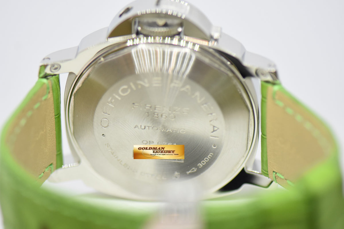 [SOLD] PANERAI LUMINOR MARINA GMT 44mm STEEL IN LEATHER AUTOMATIC PAM 88 (MINT)