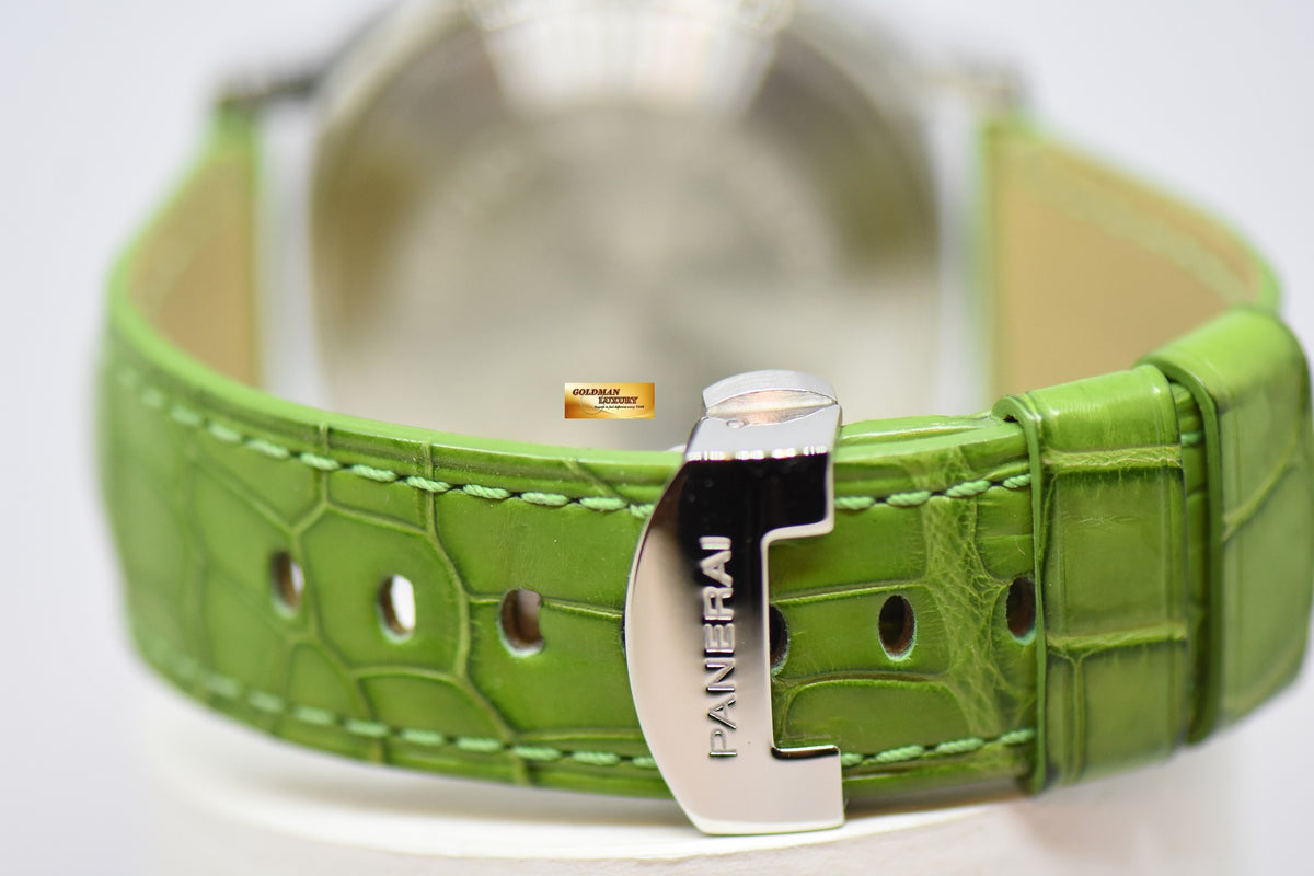 [SOLD] PANERAI LUMINOR MARINA GMT 44mm STEEL IN LEATHER AUTOMATIC PAM 88 (MINT)