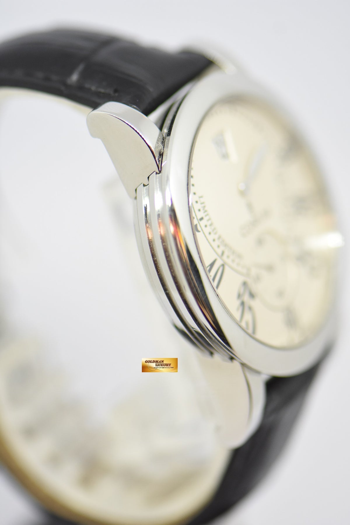 [SOLD] CORUM JUMPING HOUR 42mm STEEL IN LEATHER AUTOMATIC LIMITED EDITION OF 300 (NEAR MINT)