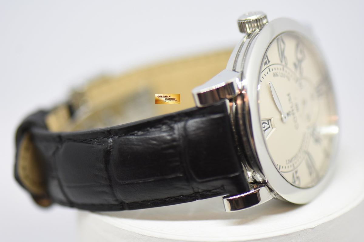 [SOLD] CORUM JUMPING HOUR 42mm STEEL IN LEATHER AUTOMATIC LIMITED EDITION OF 300 (NEAR MINT)