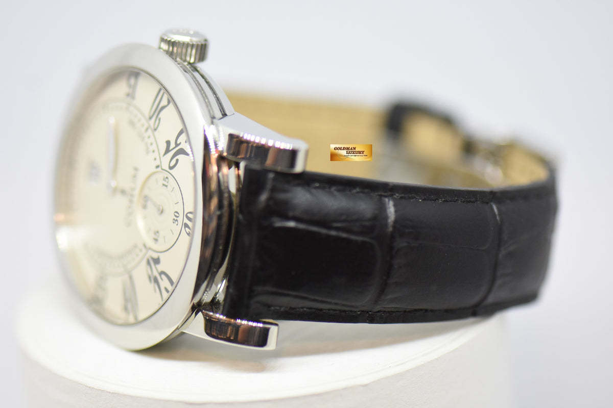 [SOLD] CORUM JUMPING HOUR 42mm STEEL IN LEATHER AUTOMATIC LIMITED EDITION OF 300 (NEAR MINT)