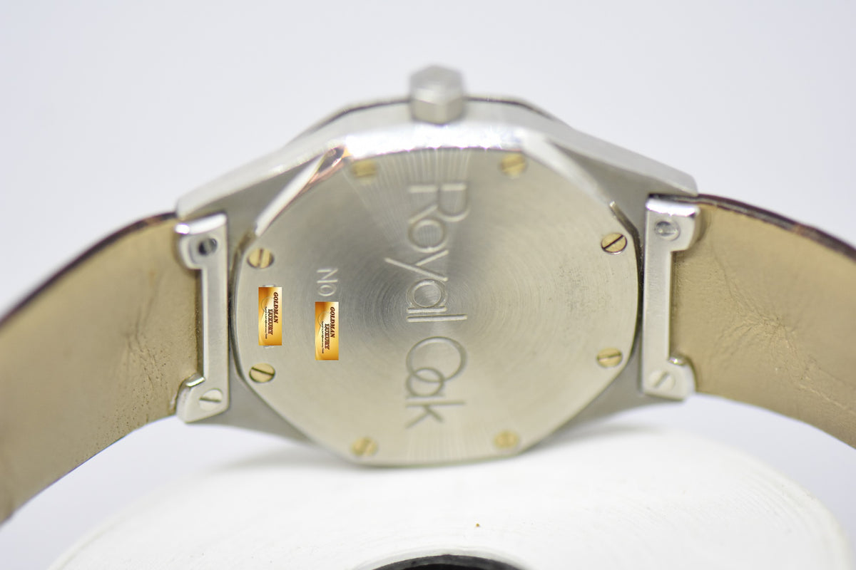 [SOLD] AUDEMARS PIGUET ROYAL OAK 36mm MILITARY DIAL IN LEATHER AUTOMATIC 14800ST (NEAR MINT)