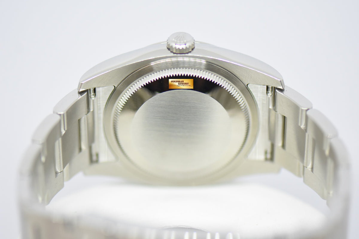 [SOLD] ROLEX OYSTER PERPETUAL 36mm STEEL IN BRACELET BLUE DIAL AUTOMATIC 116000 (NEW-UNWORN)