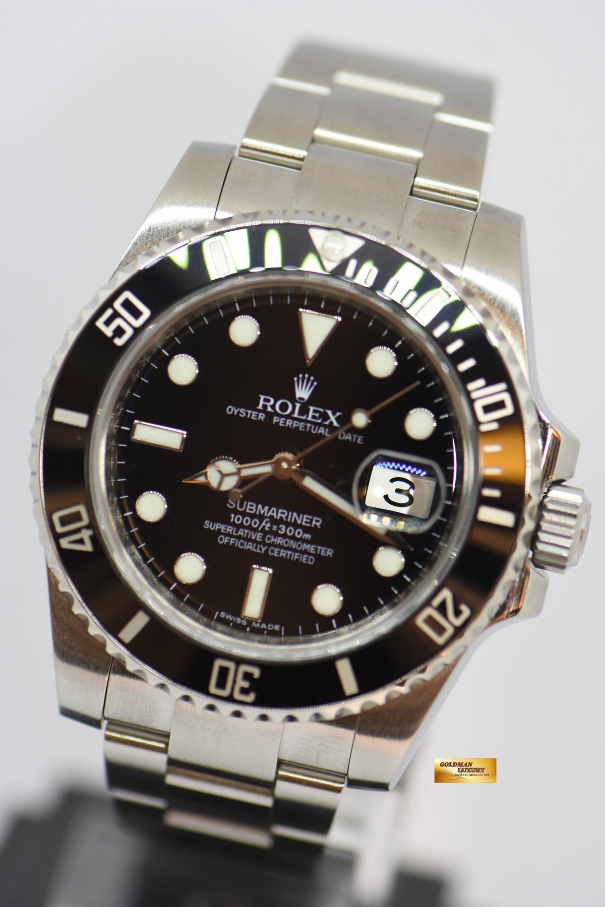 [SOLD] ROLEX OYSTER PERPETUAL SUBMARINER CERAMIC BLACK 116610LN (MINT)