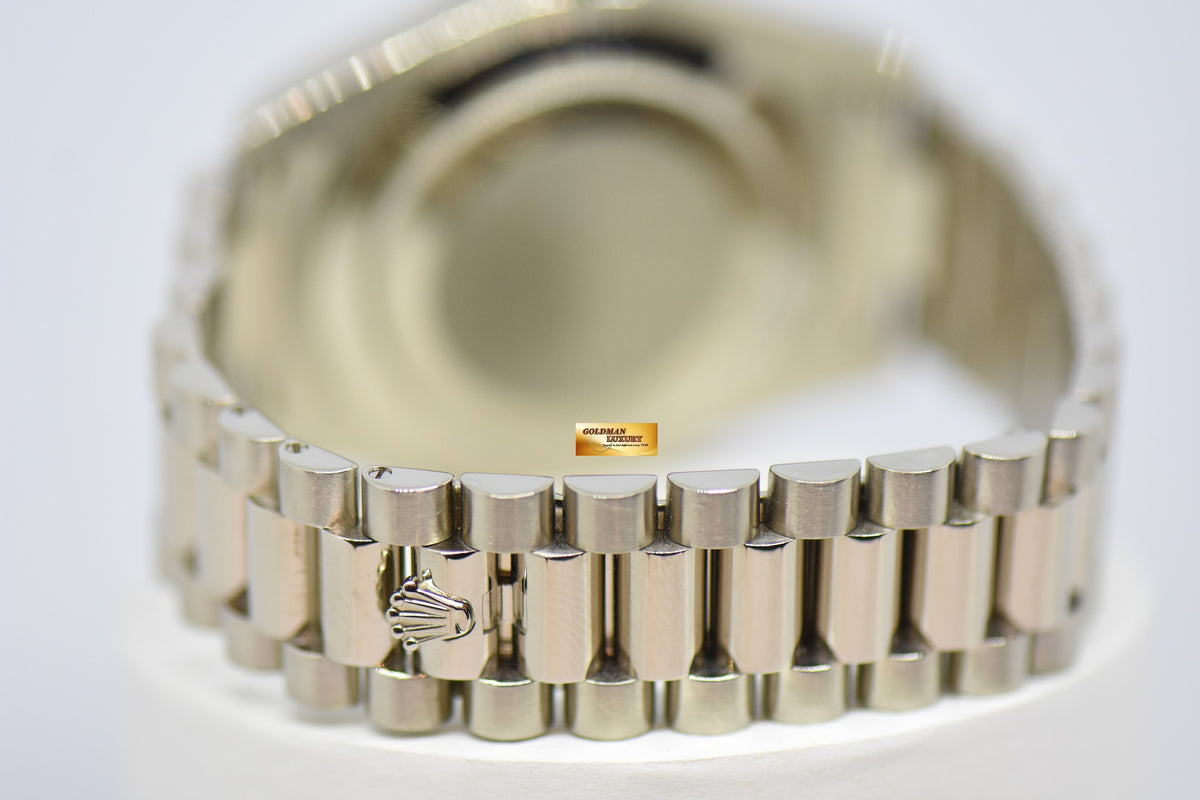[SOLD] ROLEX OYSTER PERPETUAL DAY-DATE II 18K WHITE GOLD 41mm PRESIDENT BRACELET DIAMOND DIAL AUTOMATIC 218239 (LNIB)
