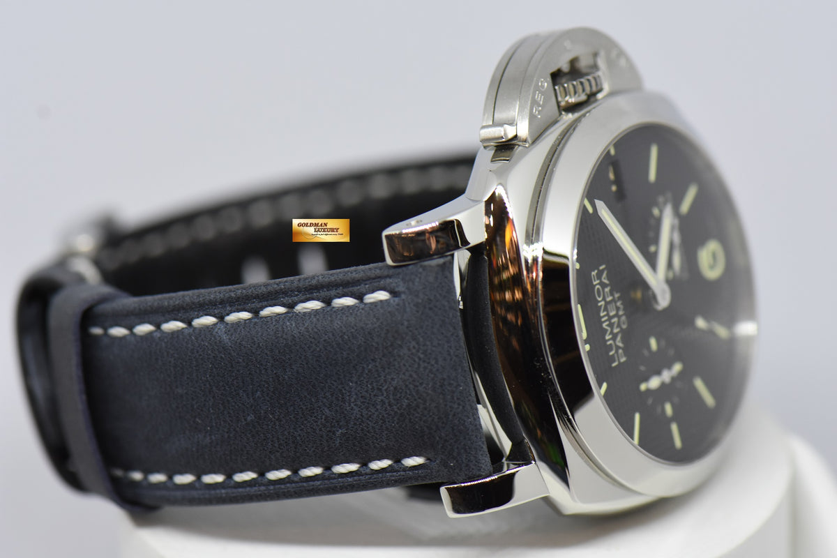 [SOLD] PANERAI LUMINOR 1950 42mm GMT POWER RESERVE P.9002 AUTOMATIC PAM 537 (MINT)