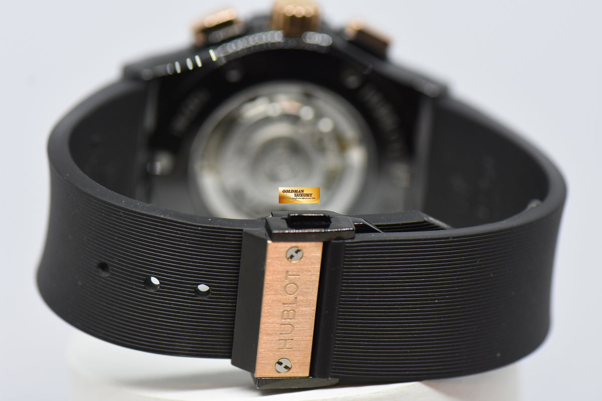 [SOLD] HUBLOT CLASSIC FUSION BLACK MAGIC CHRONOGRAPH 45mm CERAMIC IN RUBBER 521.CO.1781.RX AUTOMATIC (NEAR MINT)