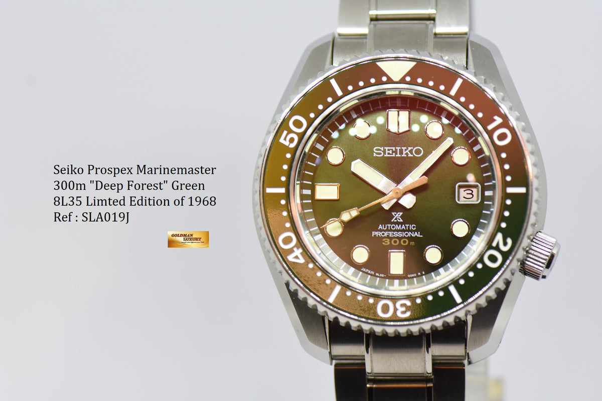 [SOLD] SEIKO PROSPEX MARINEMASTER 300m “DEEP FOREST” LIMITED 1968 SLA019J (PREOWNED)