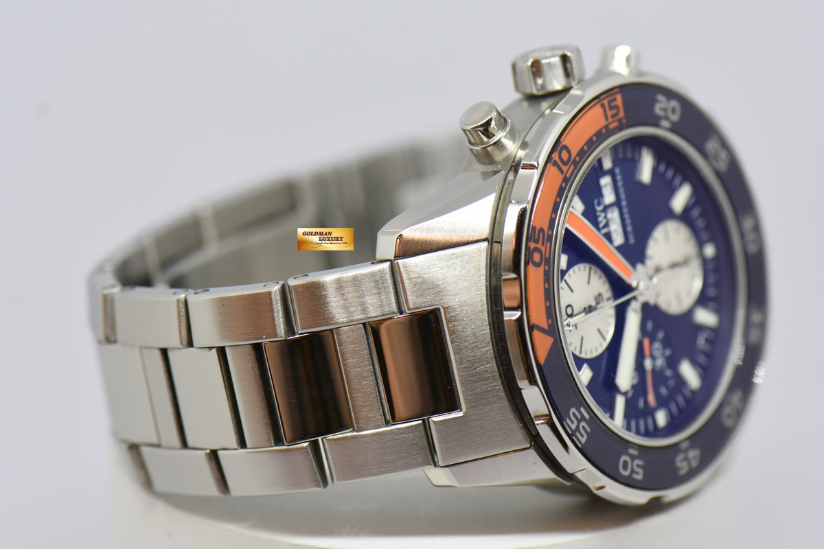 [SOLD] IWC AQUATIMER CHRONOGRAPH 46mm BLUE DAY-DATE AUTOMATIC IW3767-03 (MINT)