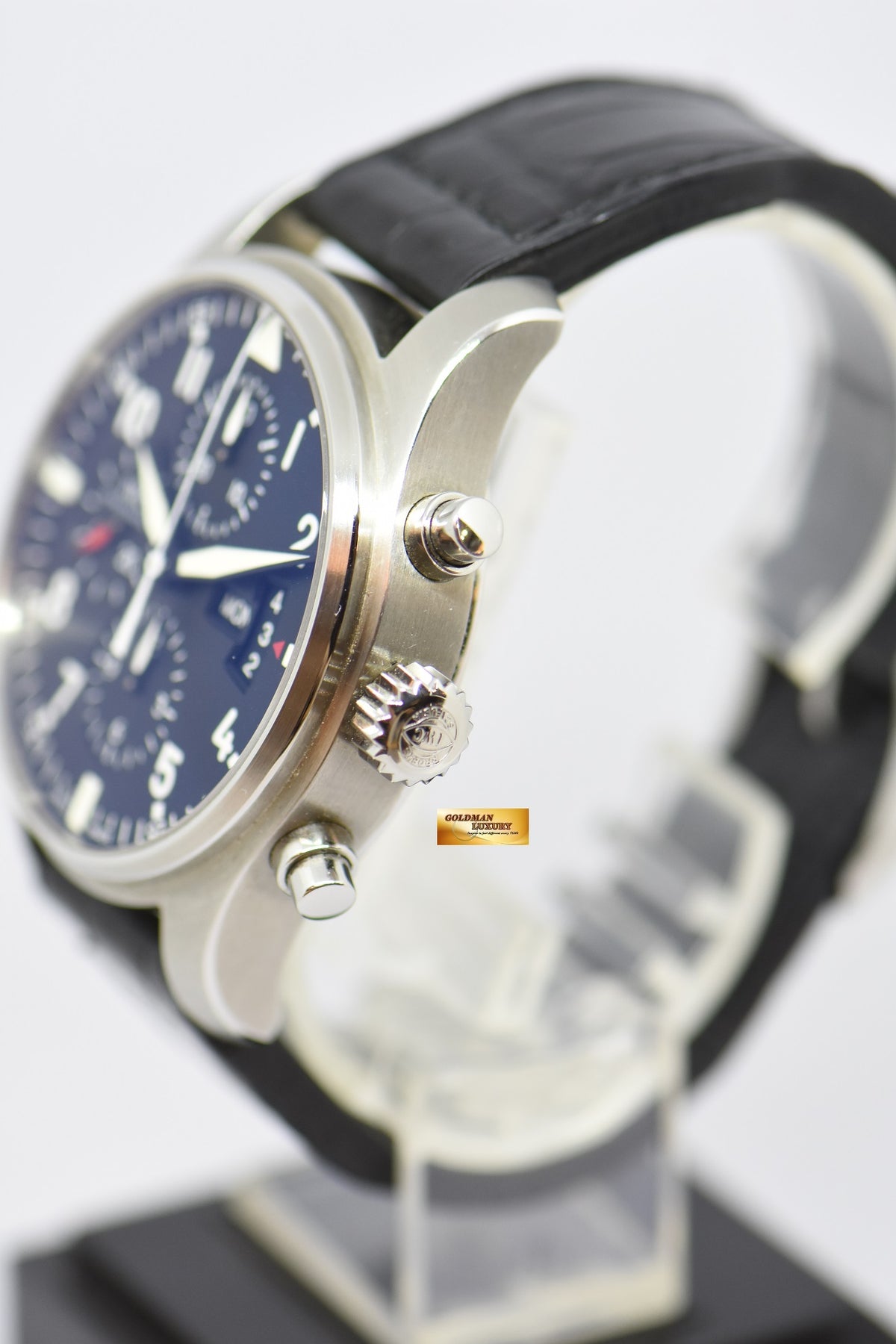 [SOLD] IWC PILOT CHRONOGRAPH 43mm DAY-DATE AUTOMATIC IW3777-01 (MINT)