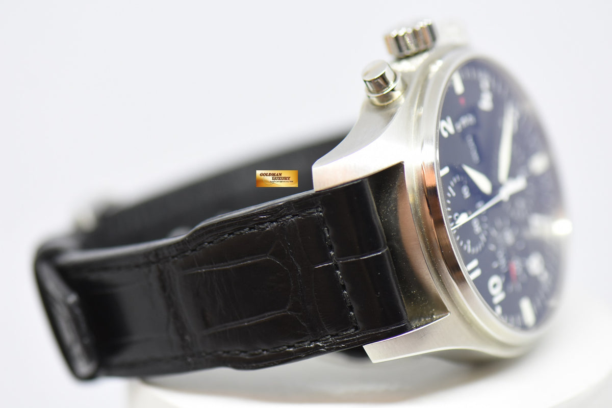 [SOLD] IWC PILOT CHRONOGRAPH 43mm DAY-DATE AUTOMATIC IW3777-01 (MINT)