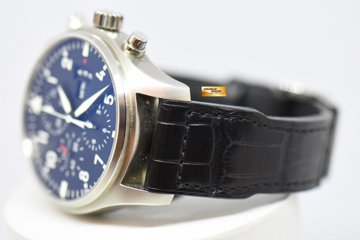 [SOLD] IWC PILOT CHRONOGRAPH 43mm DAY-DATE AUTOMATIC IW3777-01 (MINT)