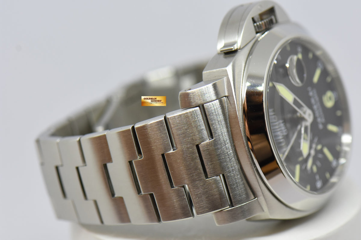 [SOLD] PANERAI LUMINOR GMT 44mm STEEL IN BRACELET AUTOMATIC PAM 297 (MINT)