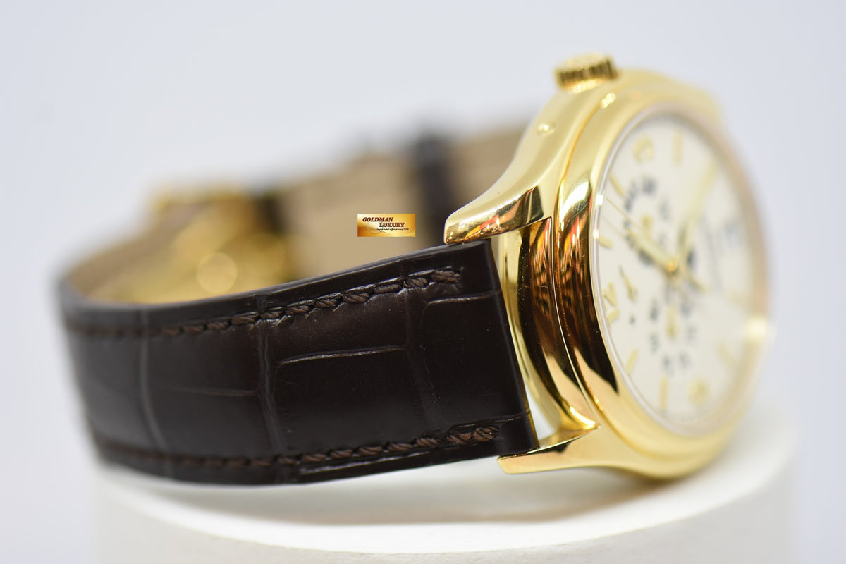 [SOLD] PATEK PHILIPPE COMPLICATIONS ANNUAL CALENDAR MOON-PHASE w/ POWER RESERVE 18K YELLOW GOLD AUTOMATIC 5146J (MINT)