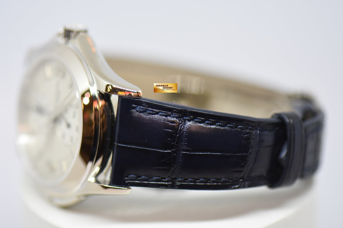 [SOLD] PATEK PHILIPPE TRAVEL TIME 37mm 18K WHITE GOLD MANUAL WINDING 5134G (MINT)