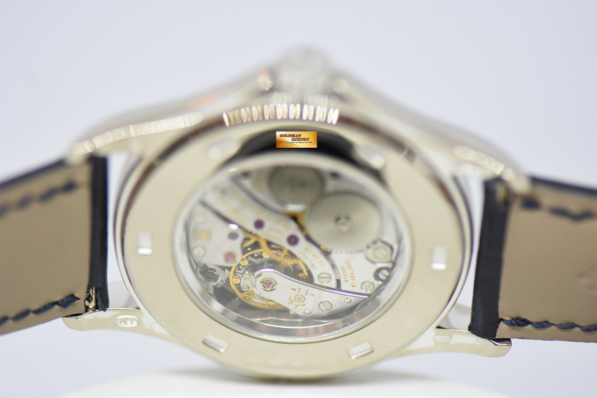 [SOLD] PATEK PHILIPPE TRAVEL TIME 37mm 18K WHITE GOLD MANUAL WINDING 5134G (MINT)