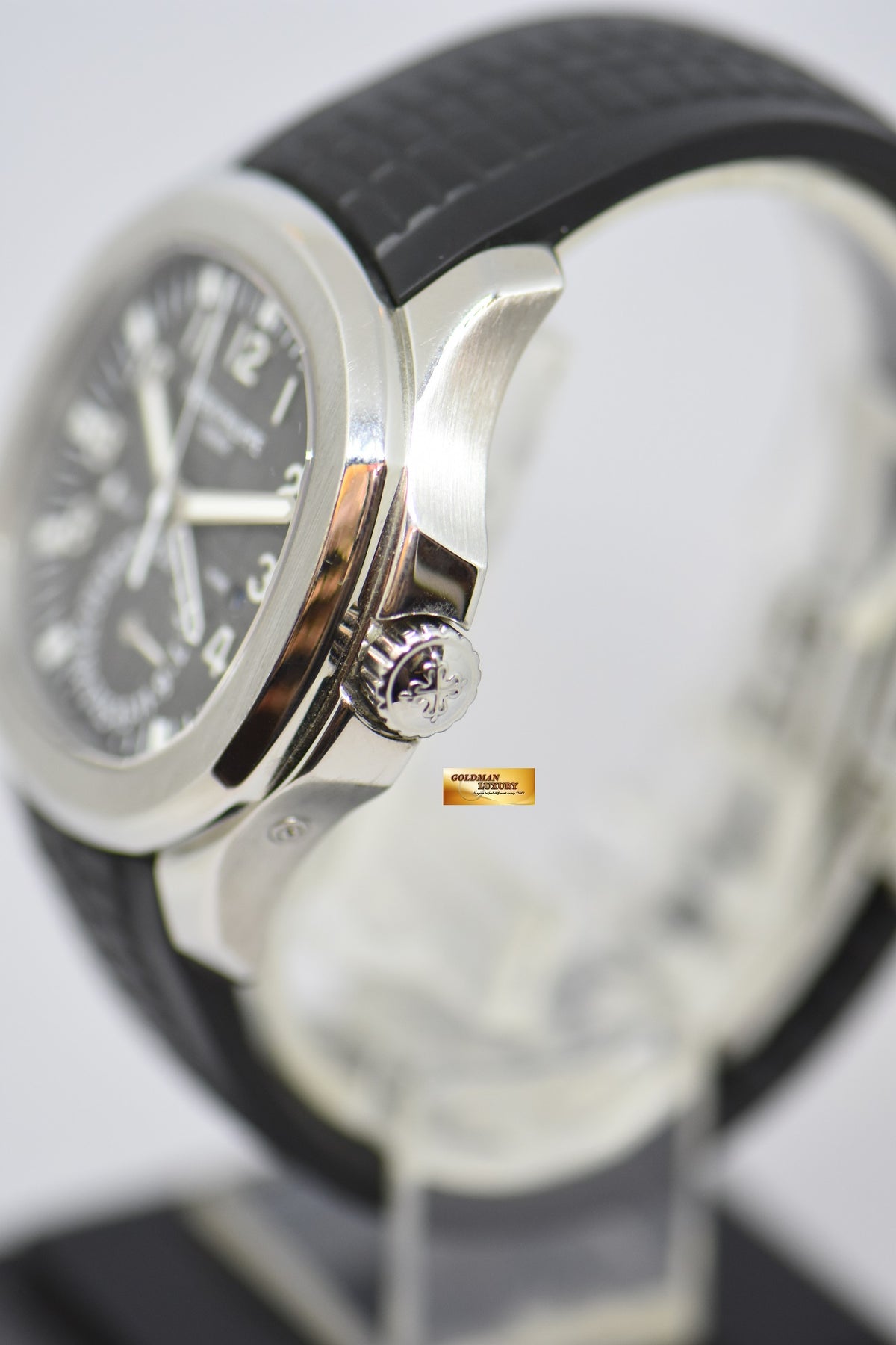 [SOLD] PATEK PHILIPPE AQUANAUT TRAVEL TIME 40mm STEEL IN RUBBER 5164A AUTOMATIC (MINT)