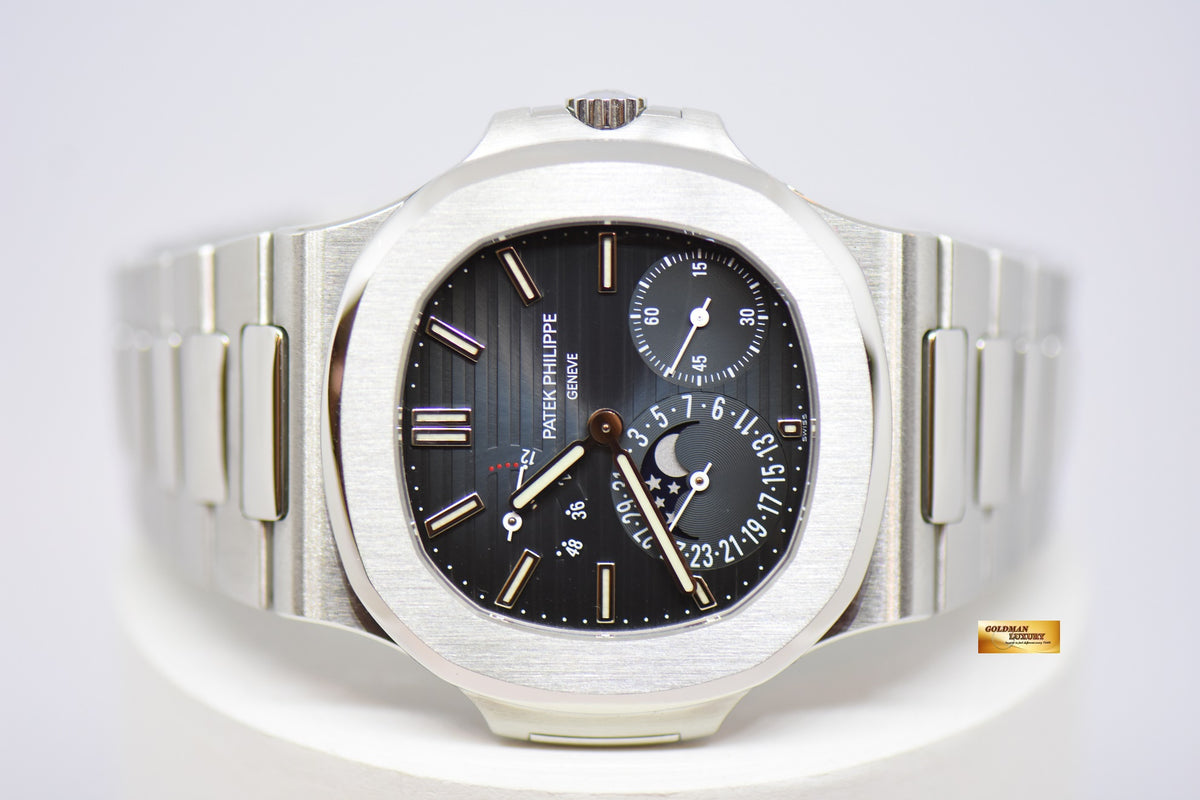[SOLD] PATEK PHILIPPE NAUTILUS MOONPHASE POWER RESERVE IN STEEL 5712/1A (MINT)