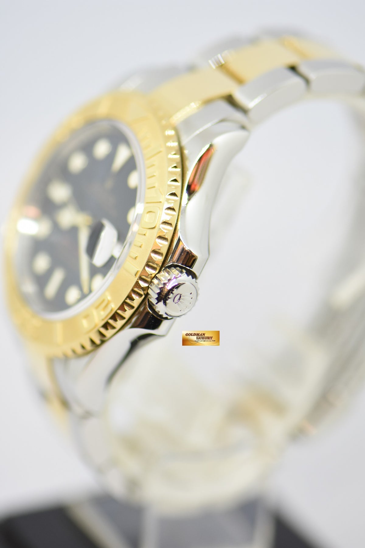 [SOLD] ROLEX OYSTER PERPETUAL YACHT-MASTER 40mm HALF-GOLD BLUE DIAL 16623 (MINT)