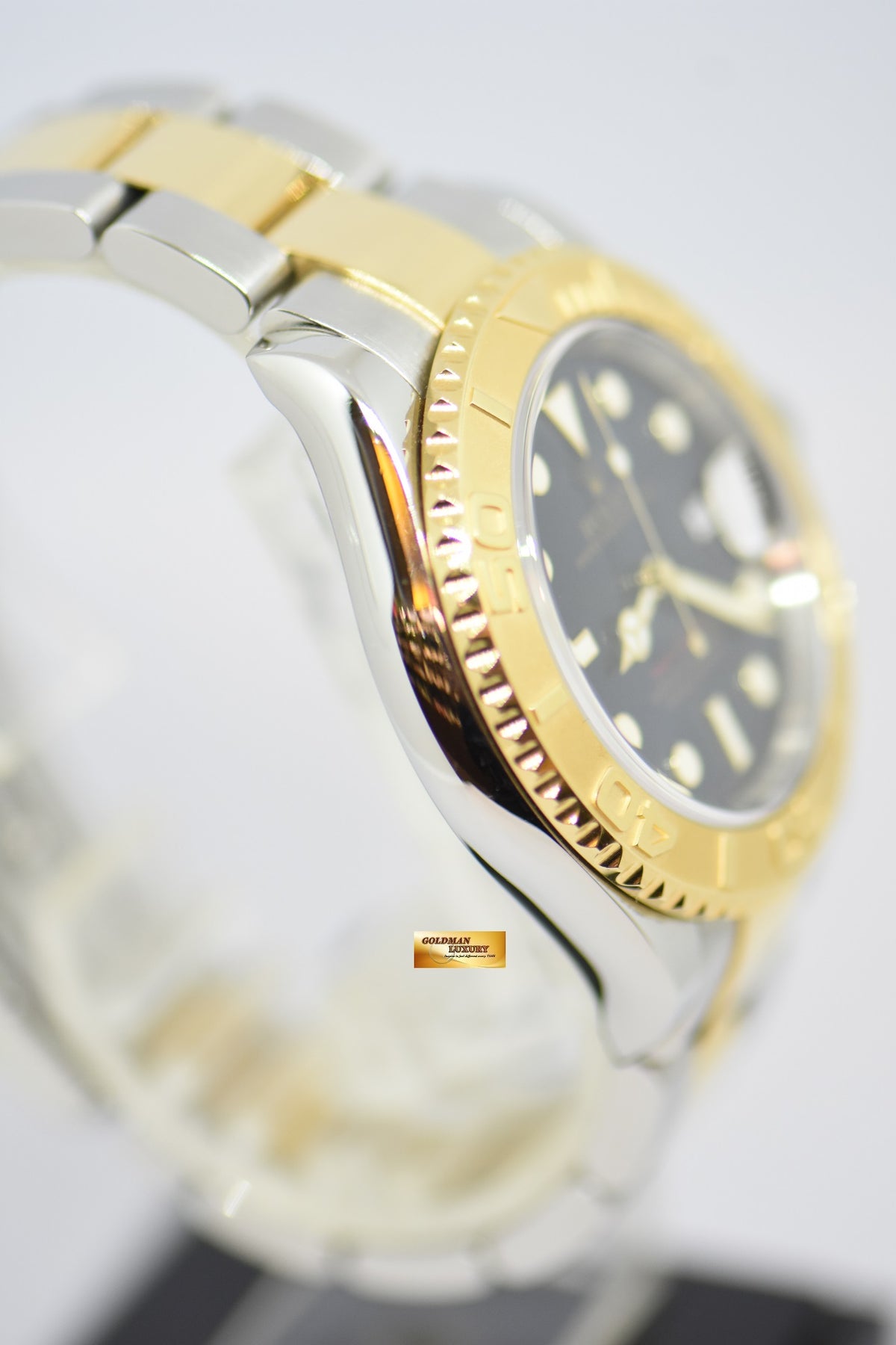 [SOLD] ROLEX OYSTER PERPETUAL YACHT-MASTER 40mm HALF-GOLD BLUE DIAL 16623 (MINT)