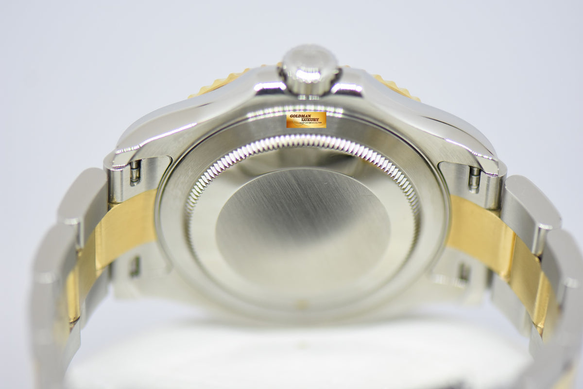 [SOLD] ROLEX OYSTER PERPETUAL YACHT-MASTER 40mm HALF-GOLD BLUE DIAL 16623 (MINT)