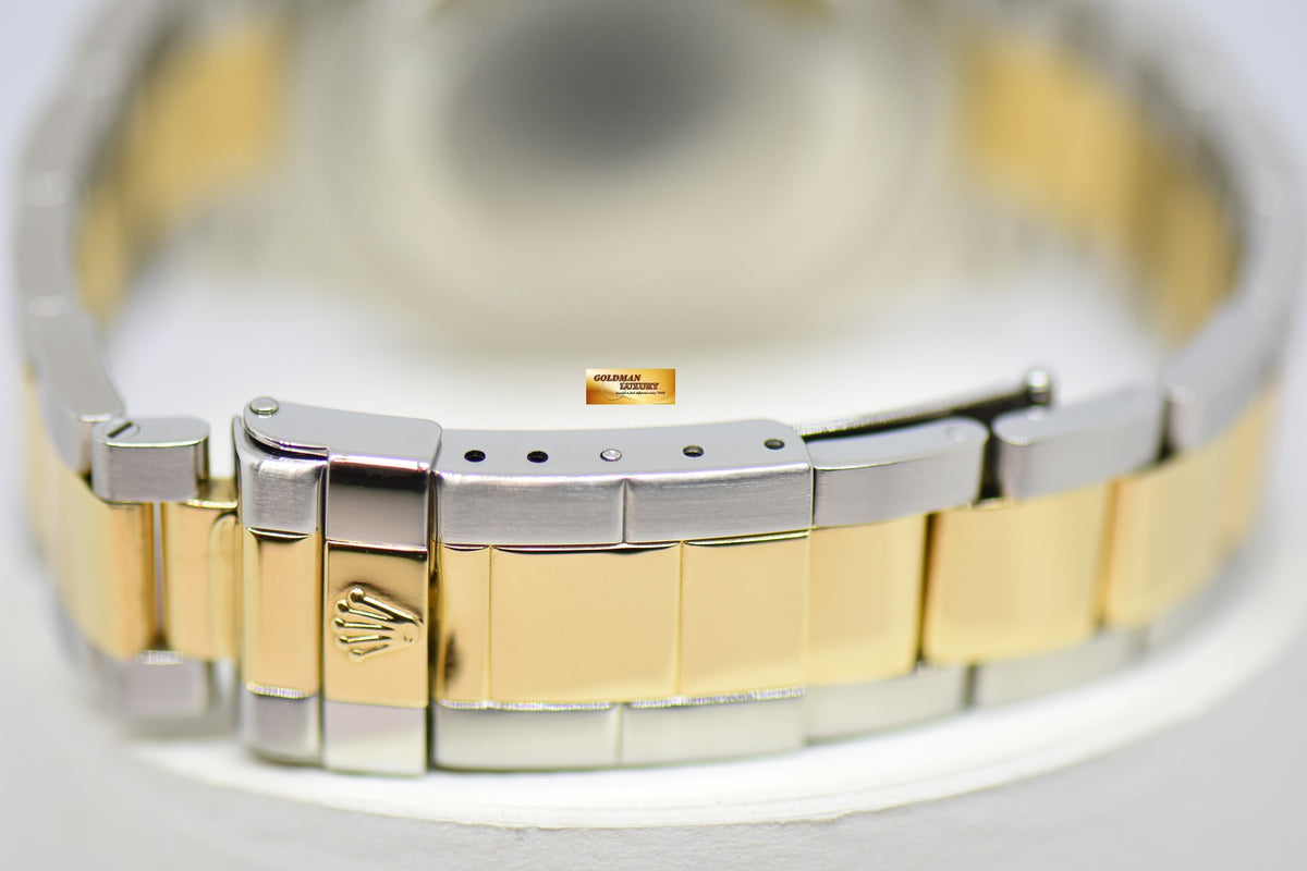 [SOLD] ROLEX OYSTER PERPETUAL YACHT-MASTER 40mm HALF-GOLD BLUE DIAL 16623 (MINT)
