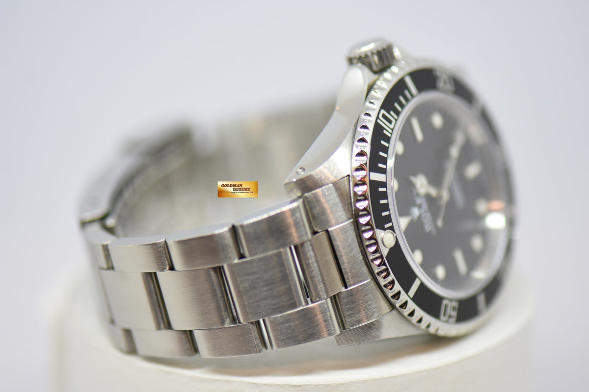 [SOLD] ROLEX OYSTER SUBMARINER NO DATE 2-LINERS 14060M (MINT)