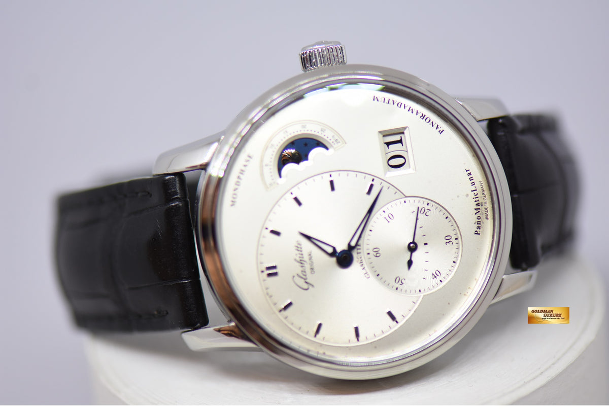 [SOLD] GLASHUTTE ORIGINAL PANOMATICLUNAR MOONPHASE 40mm AUTOMATIC (NEAR MINT)