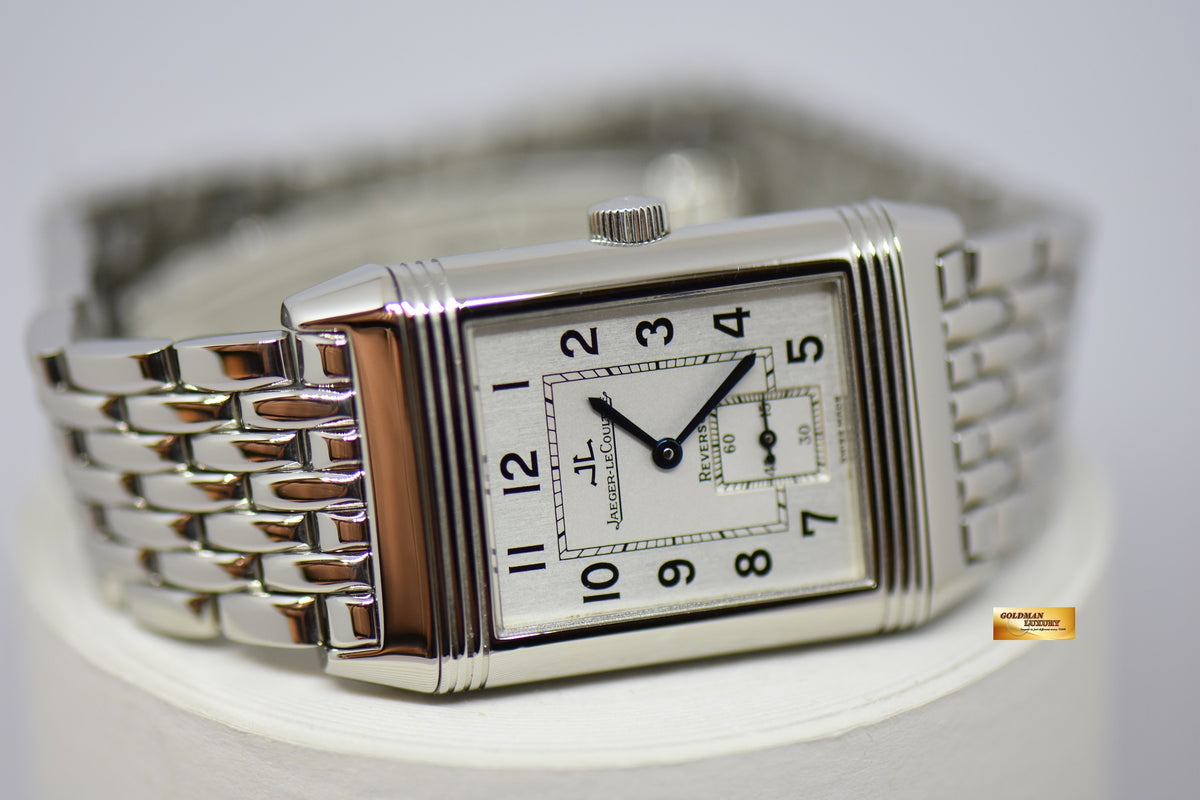 [SOLD] JLC REVERSO GRANDE TAILLE STEEL IN BRACELET MANUAL WINDING 270.8.62 (MINT)