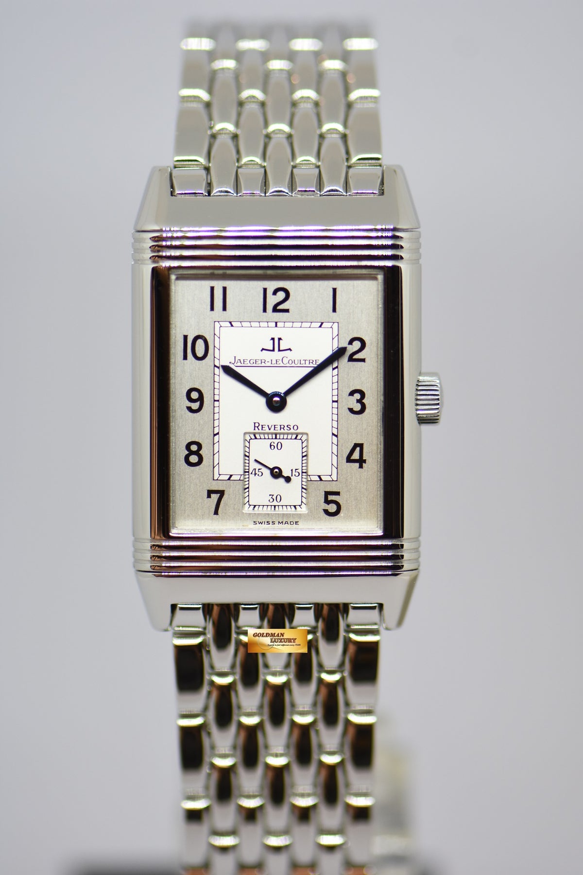 [SOLD] JLC REVERSO GRANDE TAILLE STEEL IN BRACELET MANUAL WINDING 270.8.62 (MINT)