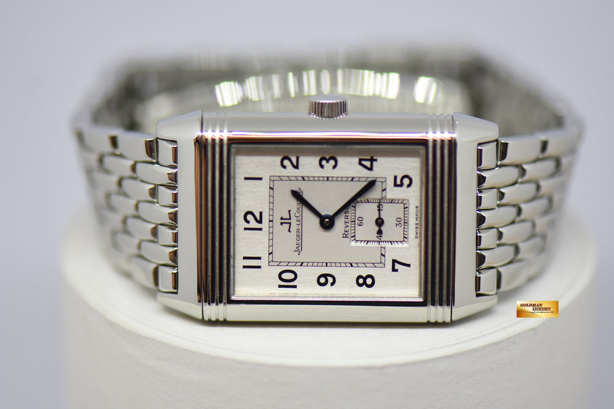 [SOLD] JLC REVERSO GRANDE TAILLE STEEL IN BRACELET MANUAL WINDING 270.8.62 (MINT)