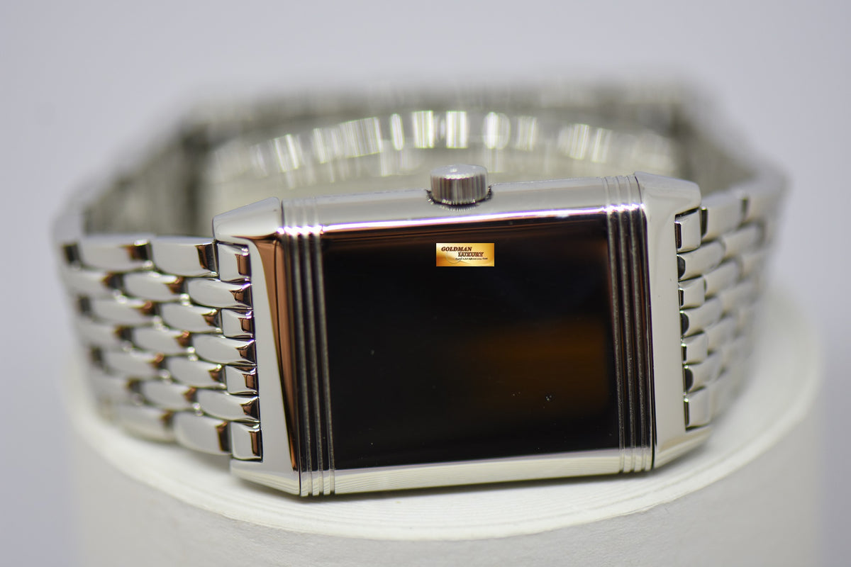 [SOLD] JLC REVERSO GRANDE TAILLE STEEL IN BRACELET MANUAL WINDING 270.8.62 (MINT)