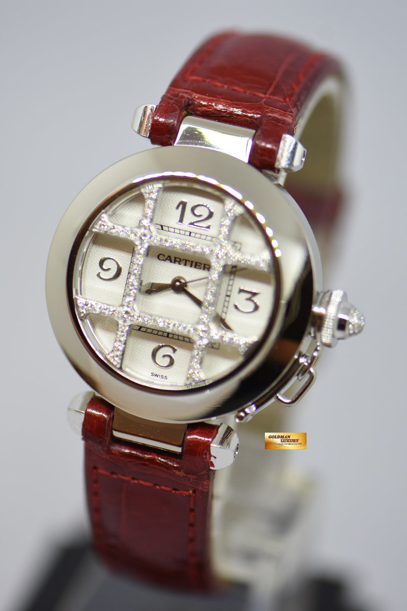 Cartier pasha white gold store