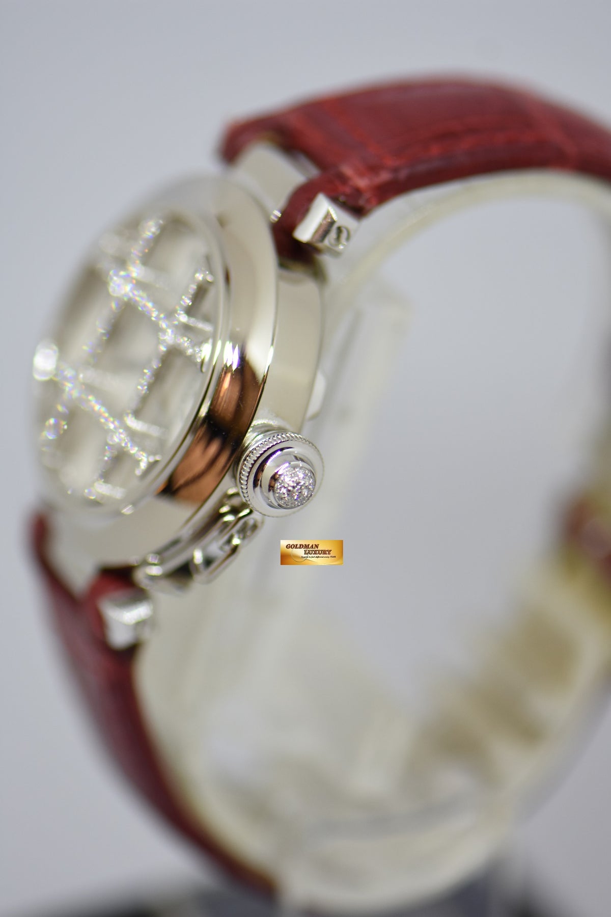 [SOLD] CARTIER PASHA 32mm 18K WHITE GOLD DIAMONDS AUTOMATIC (MINT)