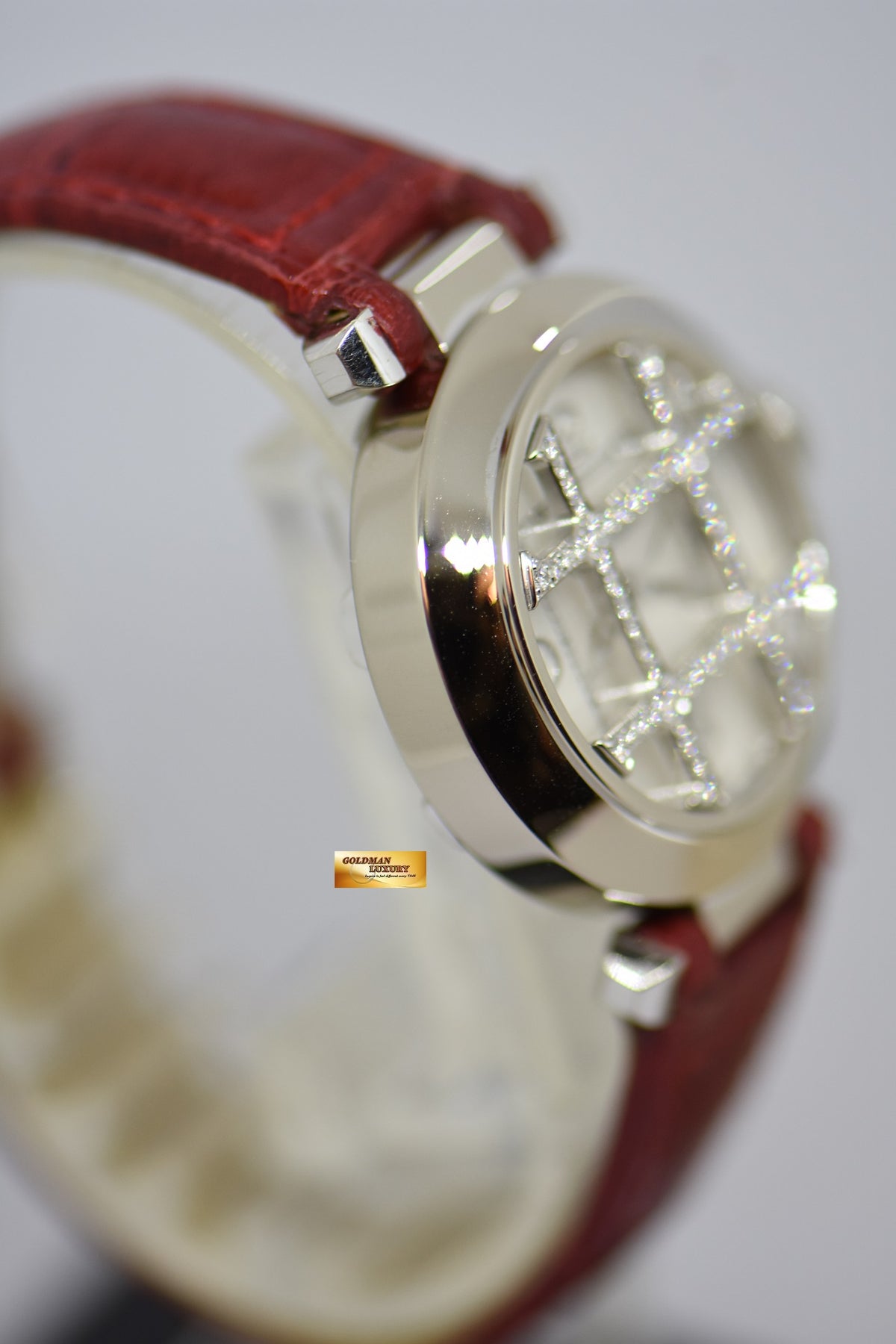 [SOLD] CARTIER PASHA 32mm 18K WHITE GOLD DIAMONDS AUTOMATIC (MINT)