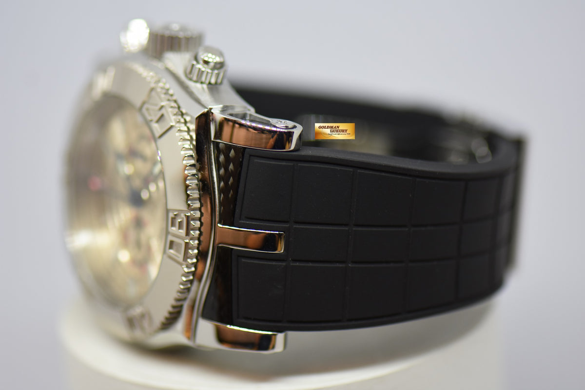 [SOLD] ROGER DUBUIS EASY DIVER JUST FOR FRIENDS 46mm STEEL IN RUBBER RD56 MANUAL WINDING SE46.56 (MINT)